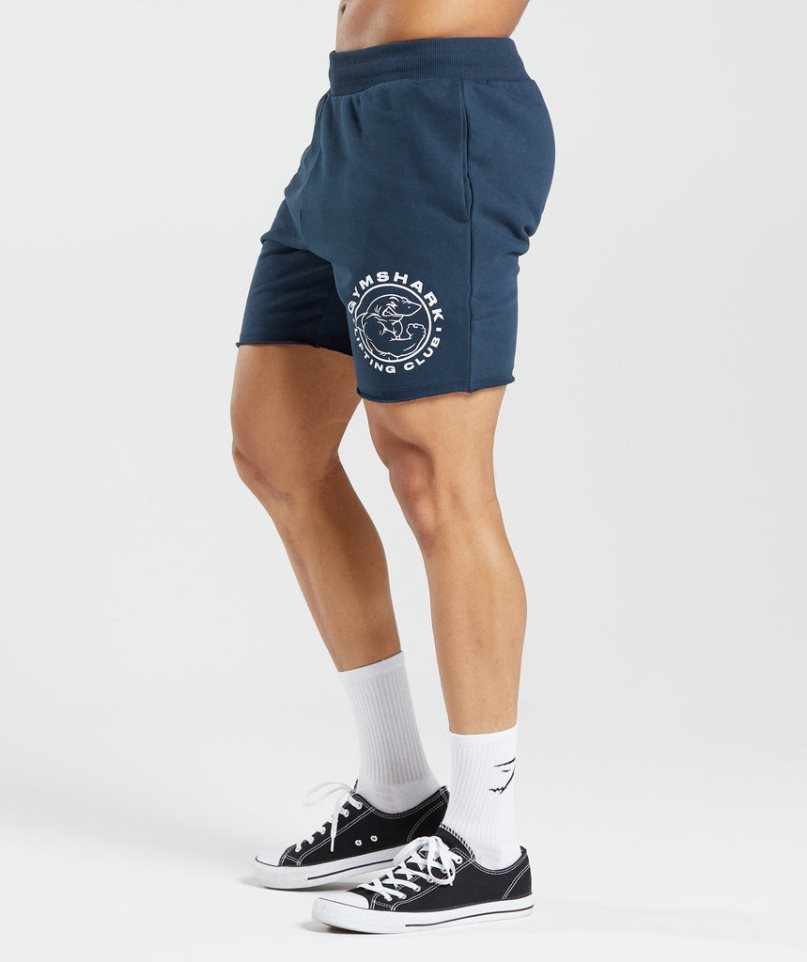 Men's Gymshark Legacy Shorts Navy | NZ 4PMCXB